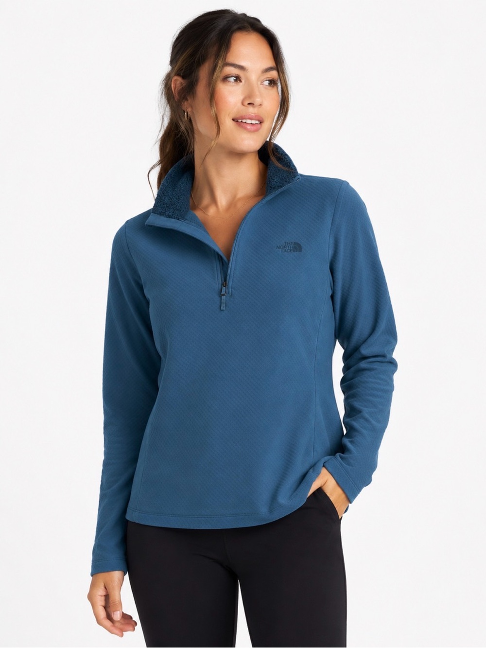 The North Face Women's Teal Half-Zip Pullover